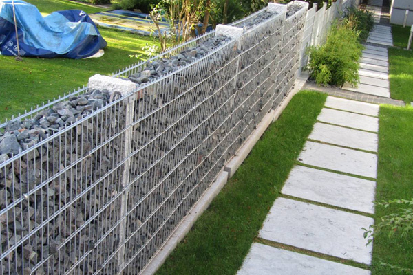 Simple Style Gabion Wall Basket