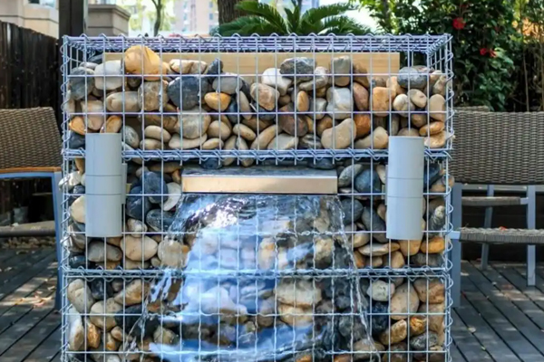 Patio Gabion Planter Box